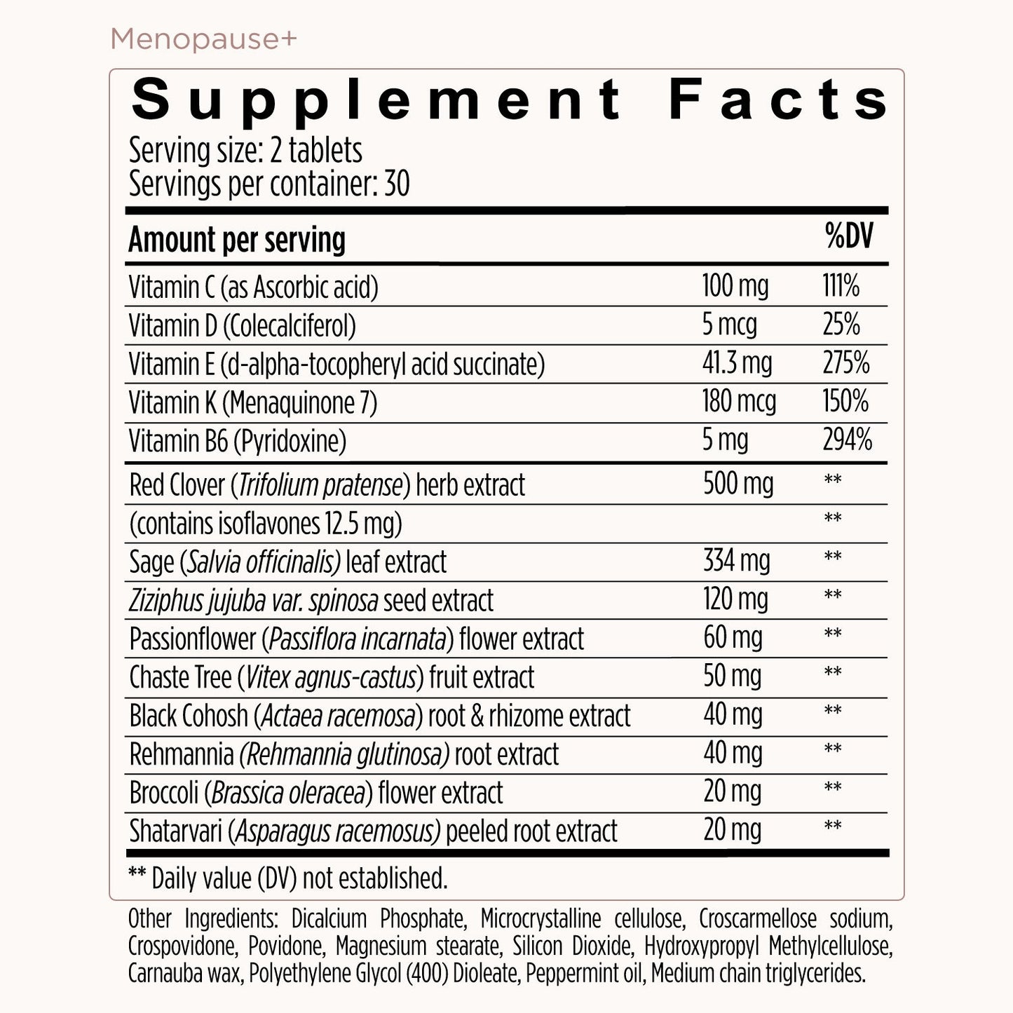 Menopause+ Formula