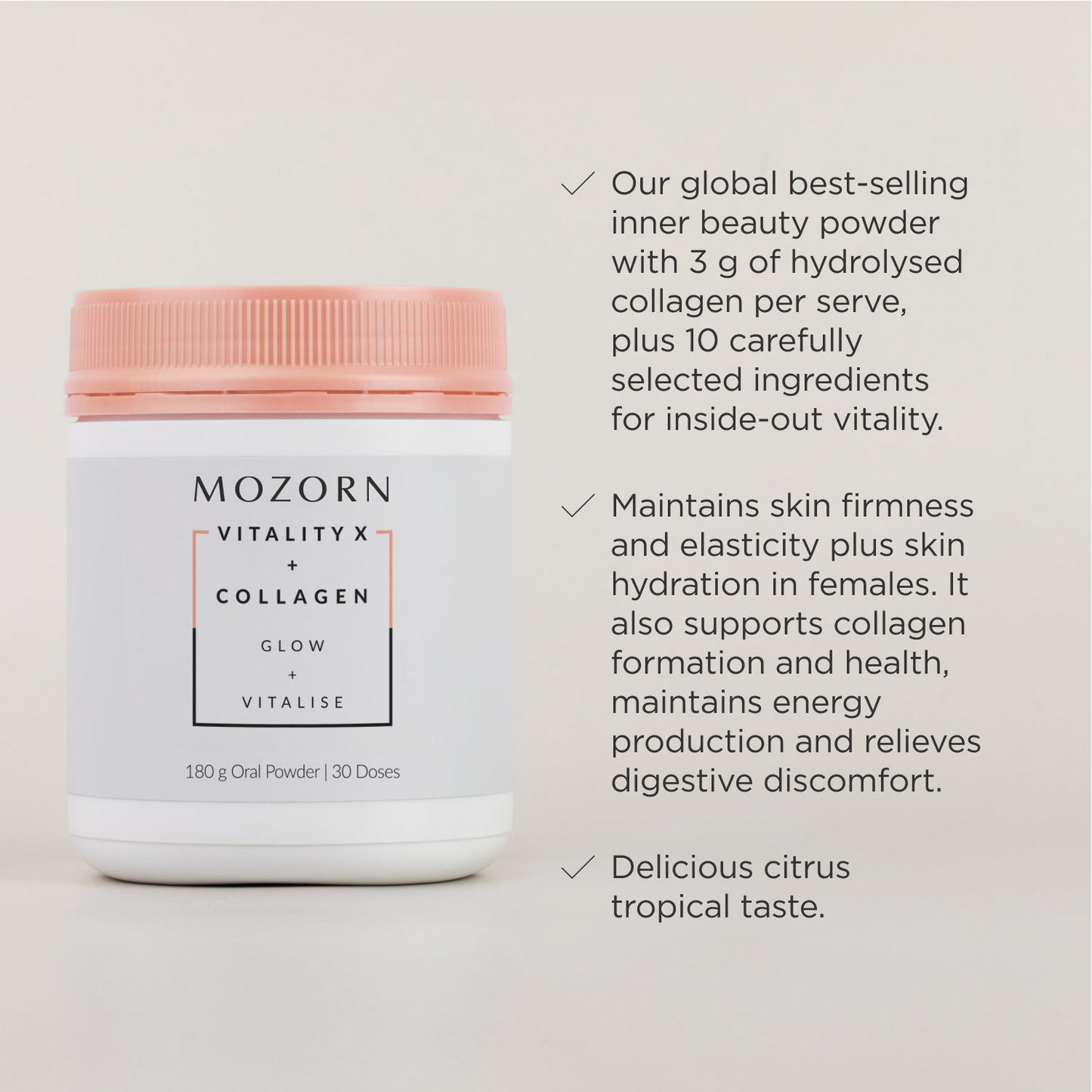 Vitality X + Collagen Powder