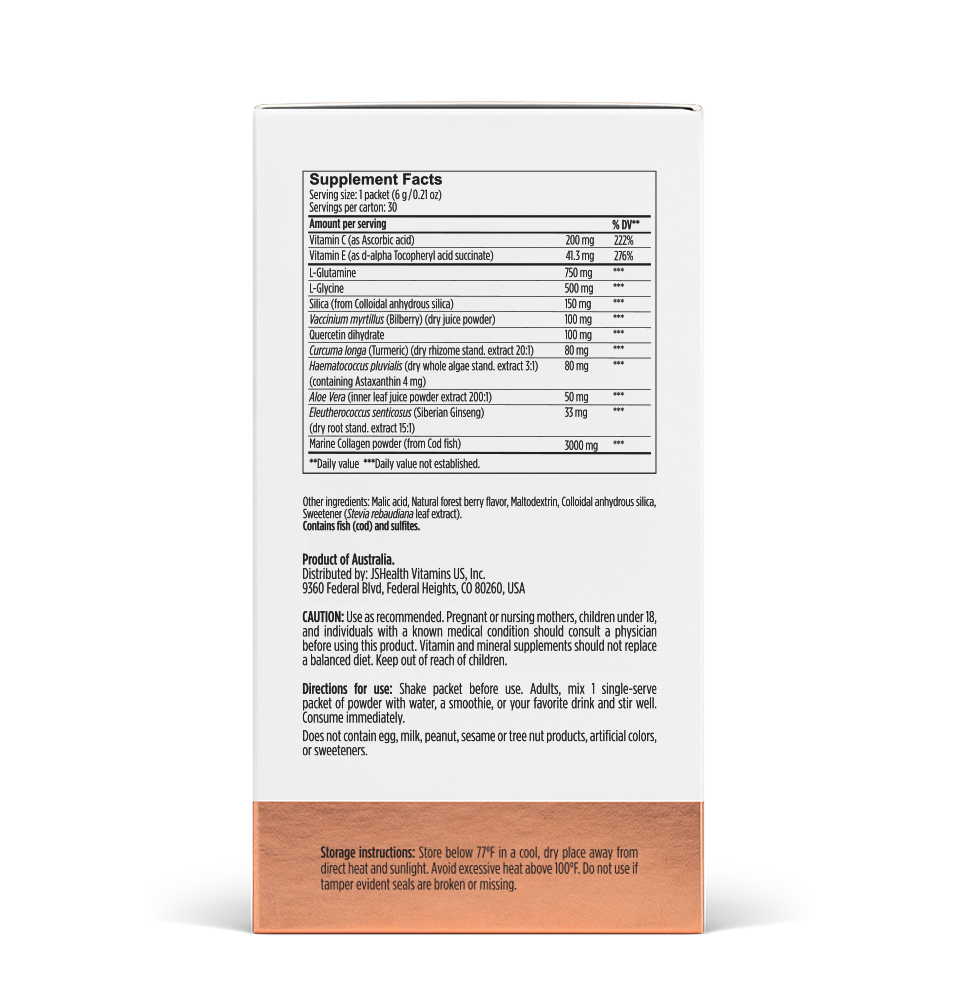 Vitality X + Collagen - 30 packets