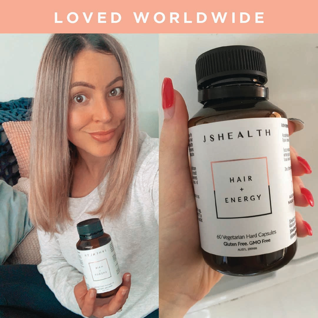 Hair + Energy Formula -30 Capsules - SIX MONTHS SUPPLY