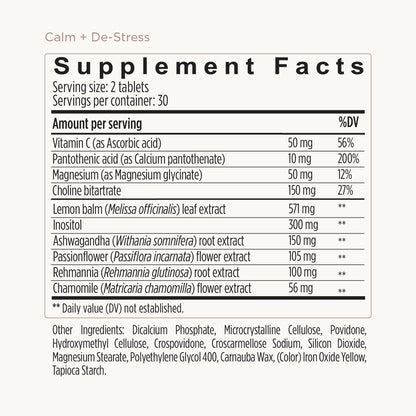 Calm + De-Stress Formula