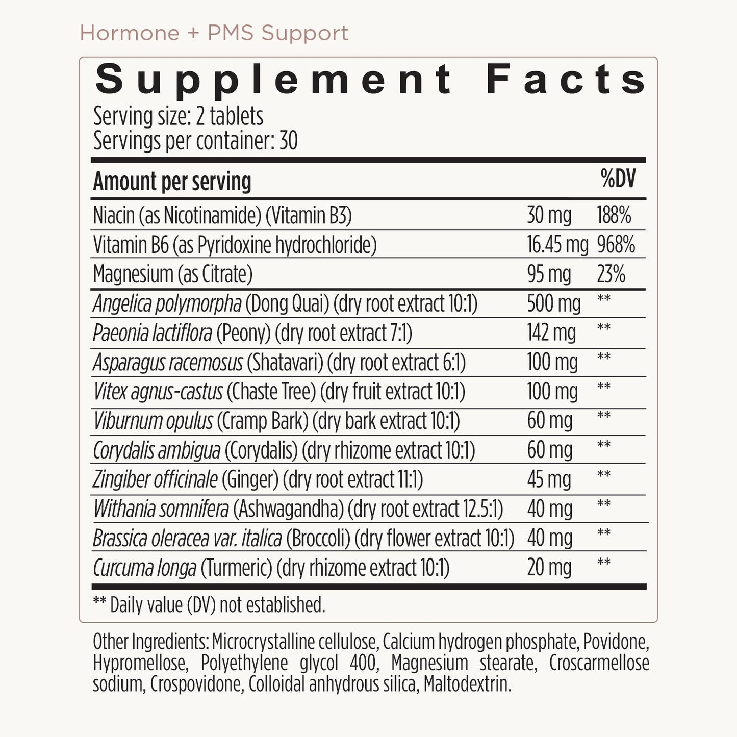 Hormone + PMS Support Formula