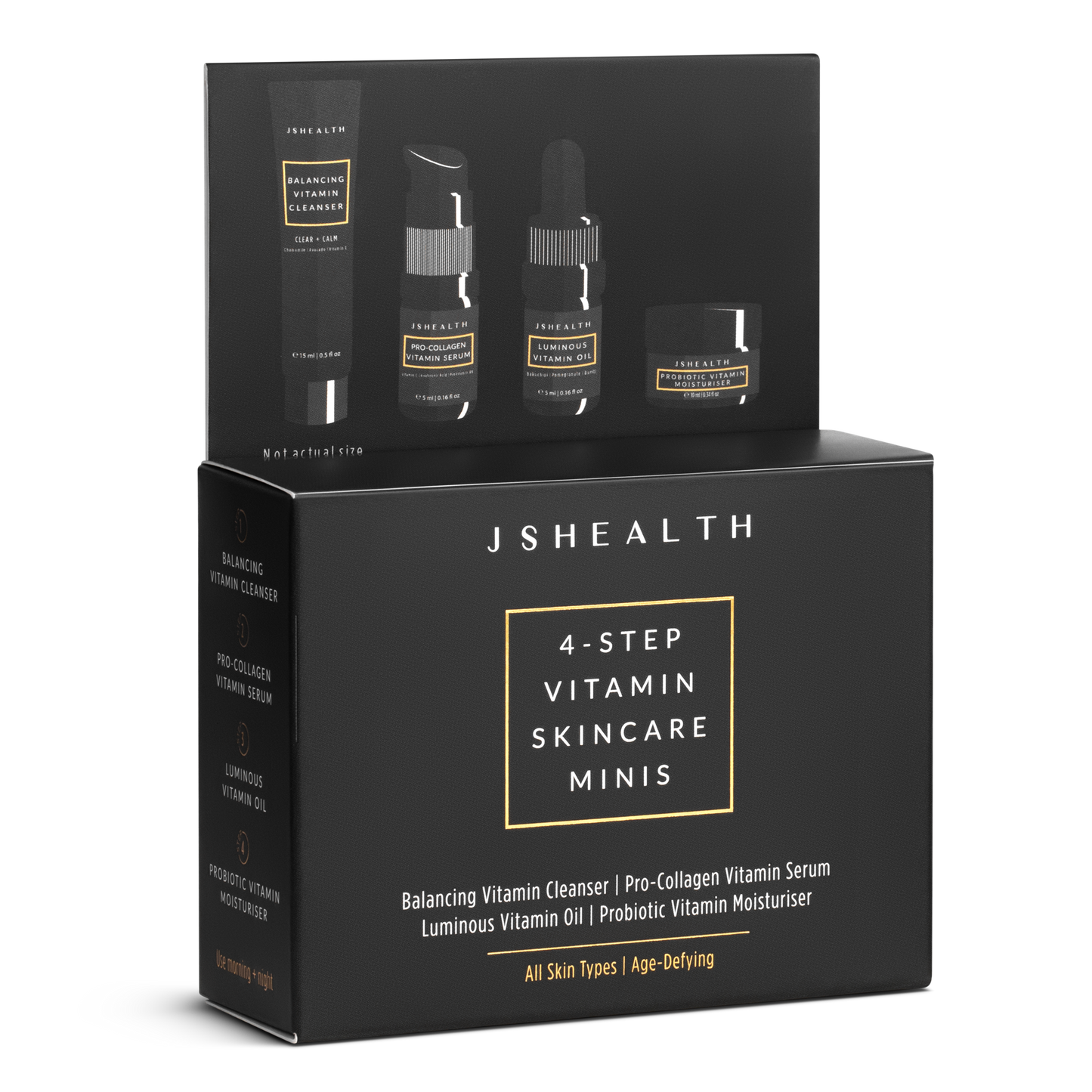 4-Step Vitamin Skincare System Mini Set