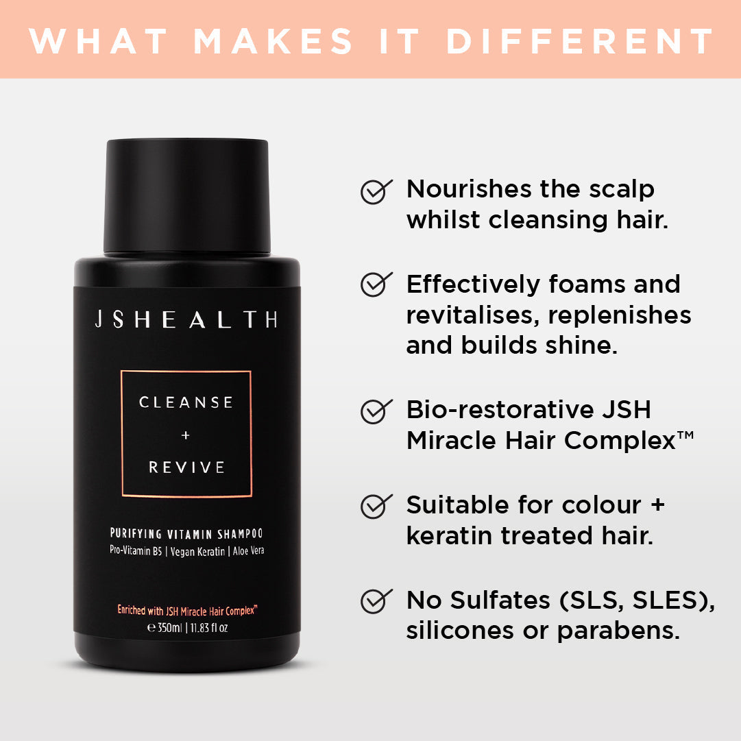 Purifying Vitamin Shampoo - Cleanse + Revive - TWELVE MONTHS SUPPLY