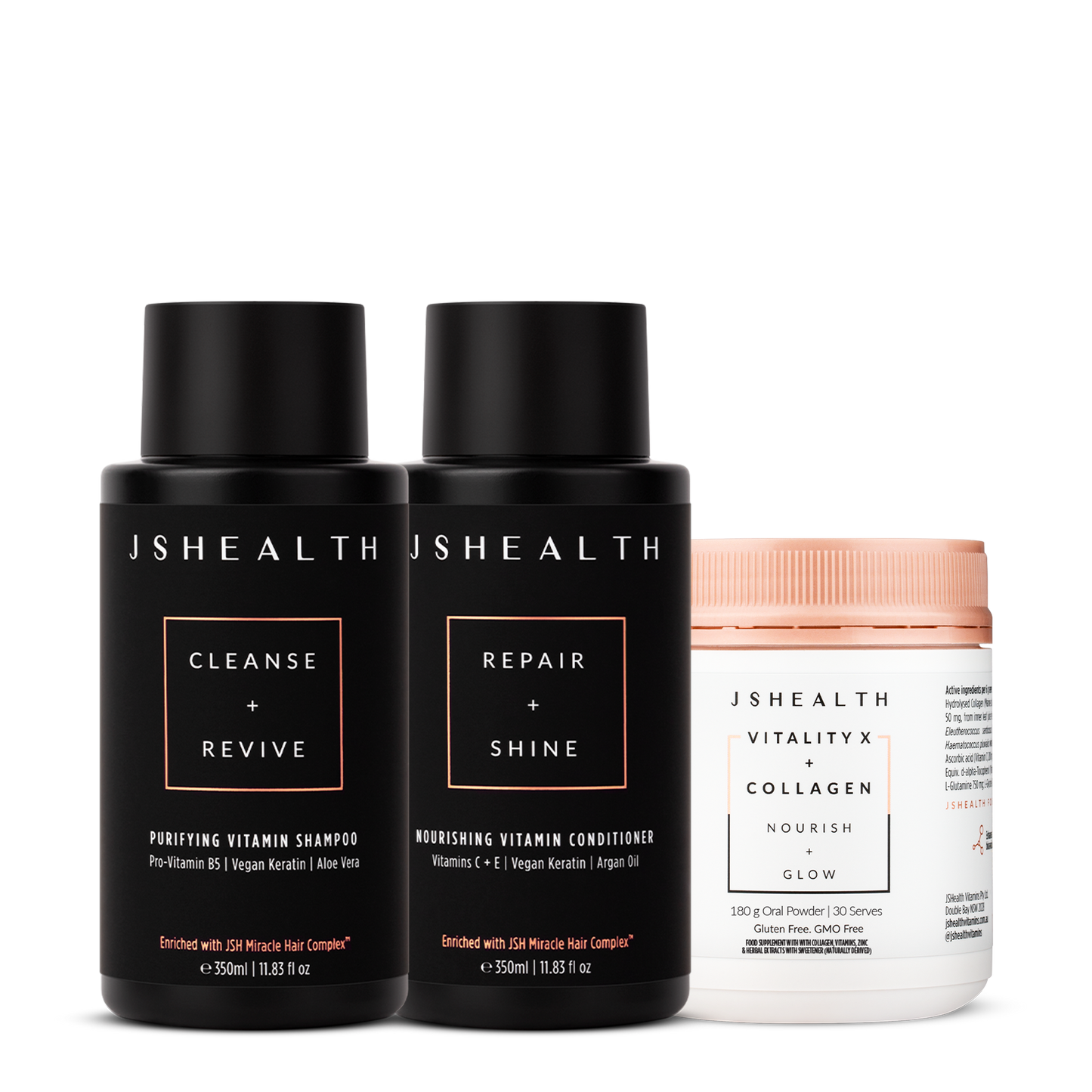 Lush Locks + Vitality Bundle - TWELVE MONTH SUPPLY